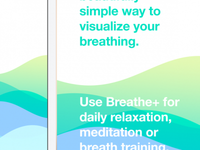 Breathe+ Simple Breath Trainer - Screenshot