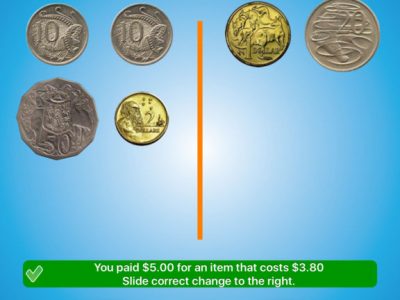 Jungle Coins – learn coin math - Screenshot
